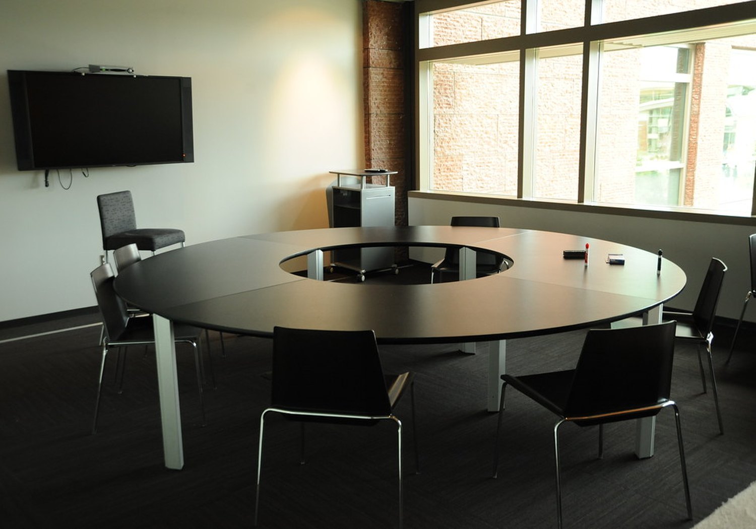 A meeting room reset — representative imagery, not a specific Perham Services job