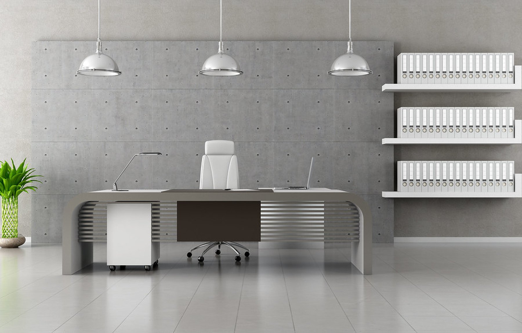 Office cleaning — representative imagery, not a specific Perham Services job