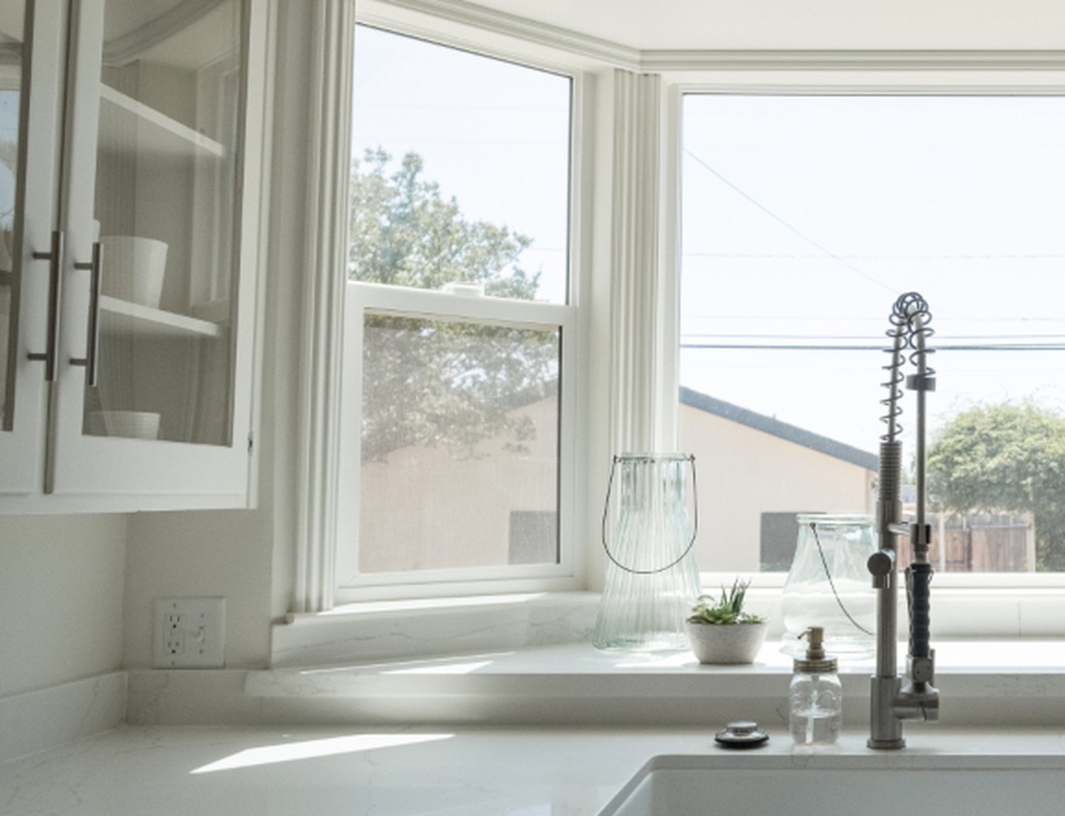 Window washing — representative imagery, not a specific Perham Services job